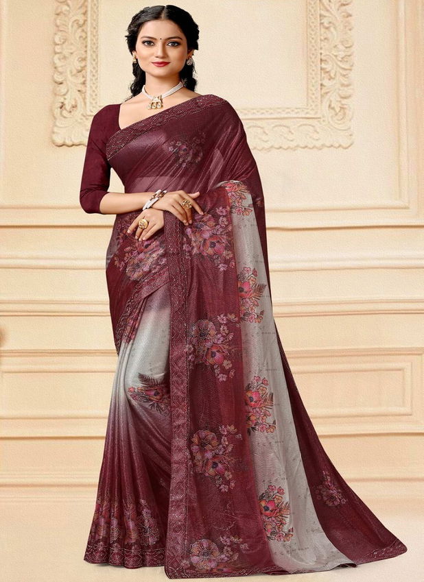 Sangini By Ronisha Lycra Printed Sarees Catalog